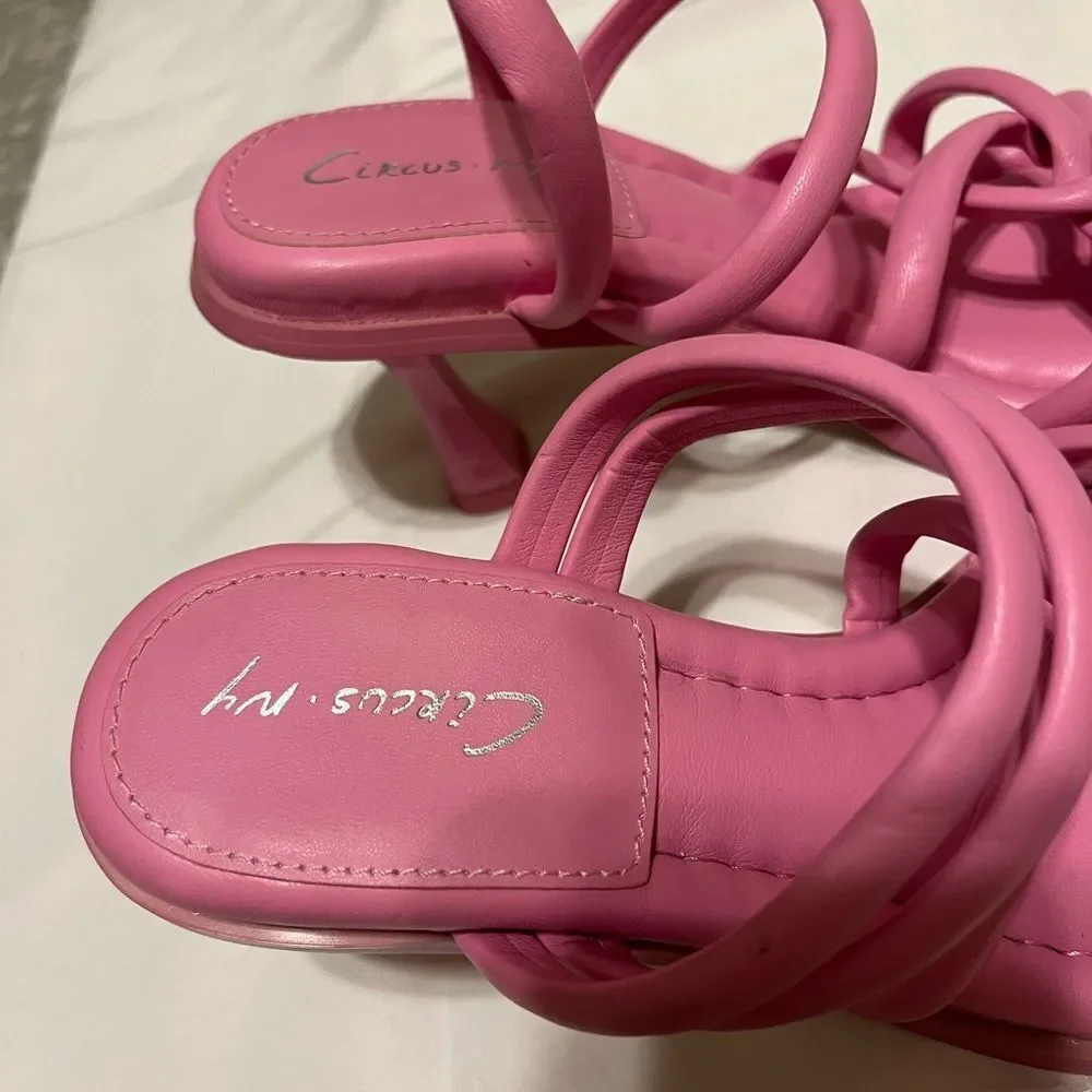 CIRCUS BY SAM EDELMAN Savanna Sandal in Pink Carnation, Size 6 NWOB